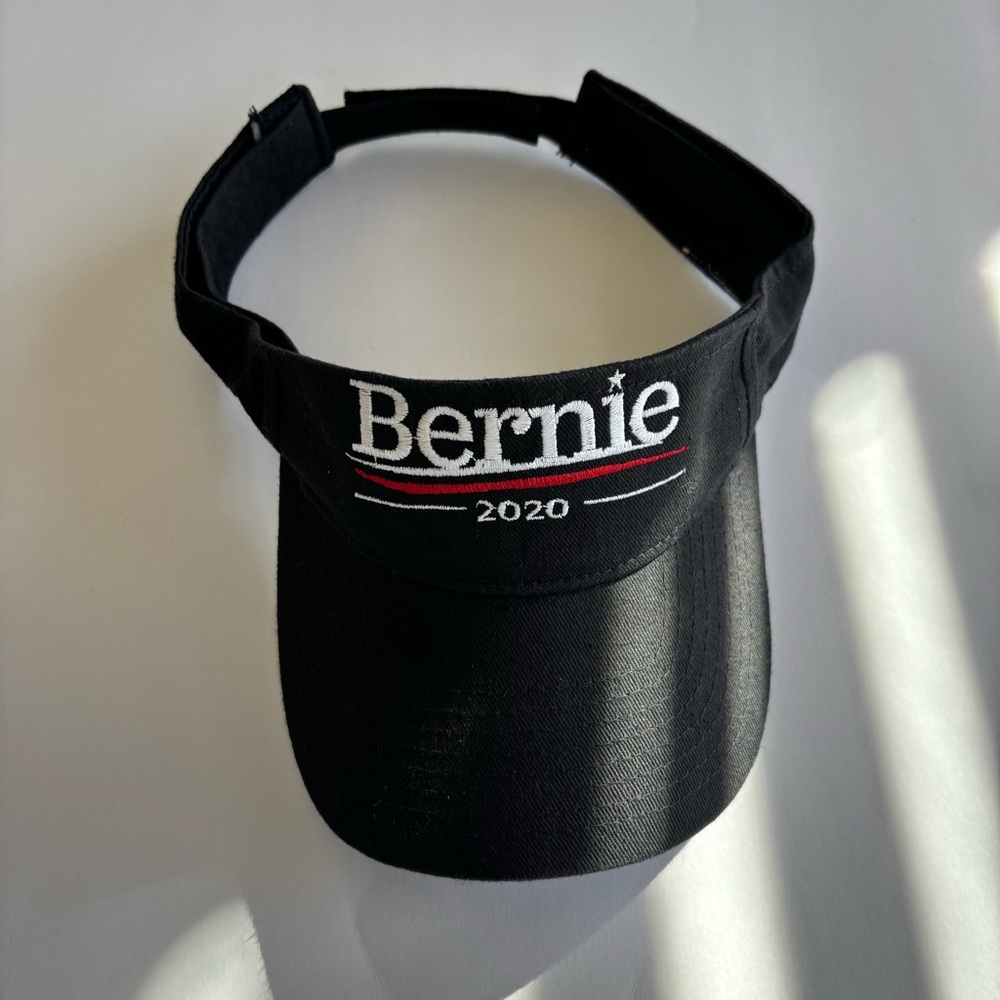Bernie 2020 Campaign Visor Hat Black Adjustable Bernie Sanders OS